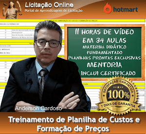 Vem comigo! Treinamento de Planilha de custos e formação de preços